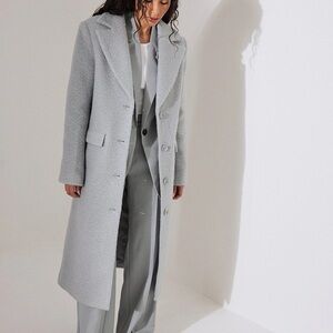 Na-kd Gray Long Coat